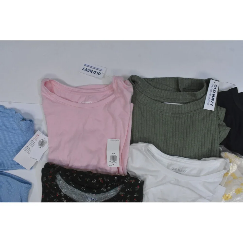Old Navy Bulk Lot Of 12 Girls Size Medium 8 Mixed Season Tops Bottoms Shorts